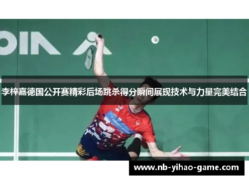 李梓嘉德国公开赛精彩后场跳杀得分瞬间展现技术与力量完美结合
